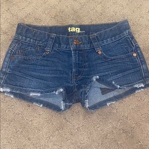 Tag Jean Shorts